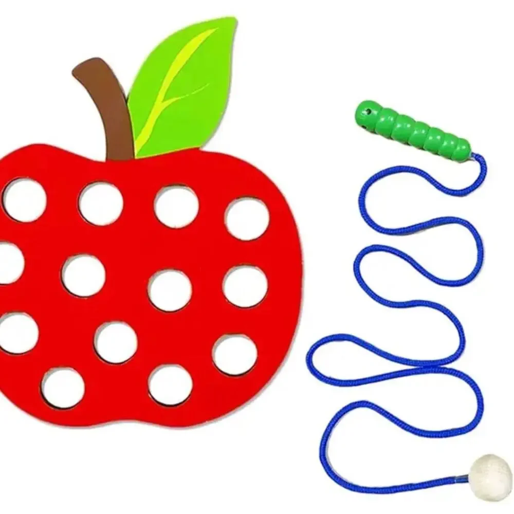 New apple lacing toy preschoolers